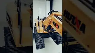 🚜Rc Excavator Huina testing power #excavator #earthmoving #heavyequipment #construction #satisfying