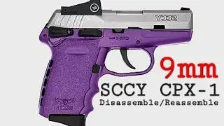 Sccy cpx-1 9mm Disassemble/Reassemble #shooting #hunting #deer #pistol #rifle #gun #9mm #howto #diy