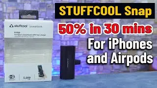 Stuffcool Snap 5000mAh Lightning Power Bank with 20W PD Output  🛠📲✔