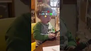 It's purple 😂😂😂😂...... #funny #kids#viral#