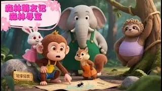 森林寻宝 | Chinese Fairy Tale for Kids: Forest Treasure Hunt | 学中文 | 童话故事3
