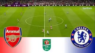 Арсенал против Челси - Кубок Лиги 2025/26 | Полный матч, все голы | Геймплей PES 21