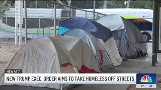 Trump's order aims to facilitate removing homeless off the streets