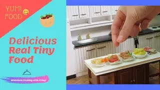 Mini Food Gyoza Is A Japanese Recipe, Small Bite Size Dumplings With Savory Meat and Seasonings