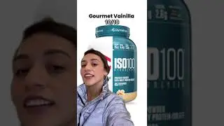Calificando sabores de proteina Iso 100 dymatize #proteina #suplementos #shorts