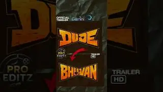 ''DUDE''TITLE EDIT UR NAME ⚡💥#Trending#titlecard#edi