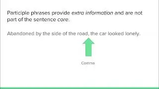 Mastering Commas with Participle Phrases