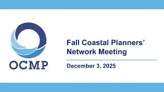 Oregon Coastal Planners 2025 Fall Network Meeting