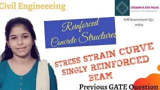 RCC- Problem on Stress Strain Distribution of SR Beam | Previous GATE Question| Civil Malayalam