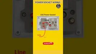 Power Socket Wiring and Connection | Step by Step Socket Board Wiring | DIY #shorts