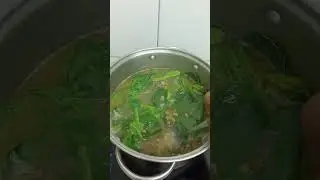 ASMR#cooking#green mong#telapia#spinach leaves#viral#home
