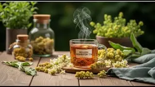 🌿 Mullein Tea Recipe | Natural Respiratory Relief for Lungs & Cough 🍵