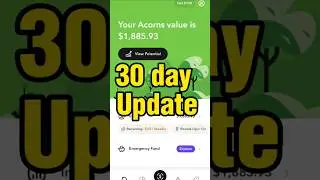 Acorns Investment App | 30 Day UPDATE | Auto Investing #acorns #acornsapp