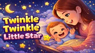 Twinkle Twinkle Little Star ⭐ Baby Rhyme | Mama&rsquo;s Love Lullaby for Sleep | Lil Star 