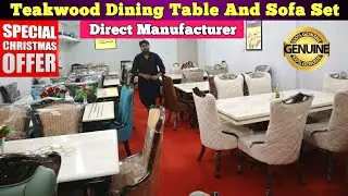Teakwood Furniture Manufacturer 💥 | Special in Dining Table And Sofa Set | 300+ Designs Available