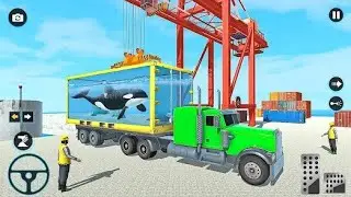 Sea Animal Transport Truck Sim - farm animal transport truck game | As a sea animal |