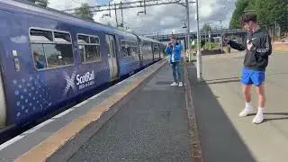 class 320411 service to cumbernauld with a tone