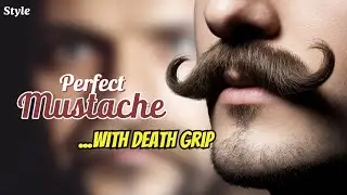Easy Mustache Styling with Wax and Comb