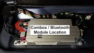 Расположение модуля Combox / Bluetooth для BMW E / F Series (F10, F13, F20, F22, F30)