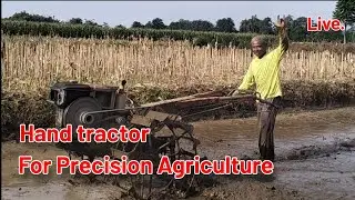 Precision Farming is Real || Hand Tractor vs. Climate Crisis Live. #video 