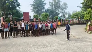 1250 metre trial by commando physical academy Darbhanga #biharpolice #running #1600mtrruning 