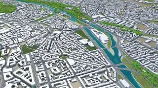Munich City Germany 3D Model 45km