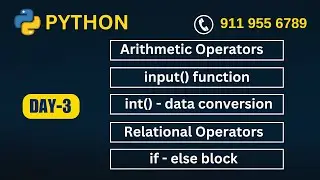Python | Arithmetic Operators | Relational Operators | Ameerpet Technologies | By Srinivas