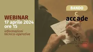 Webinar tecnico-operativo | Bando ACCCADE