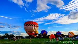 Gatineau Balloon Festival / Montgolfieres de Gatineau 2014 Time Lapse - HD1080p