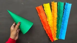 A Beautiful Christmas Decoration Ideas 2025/Best Christmas Tree Making With Paper/Home Decoration 