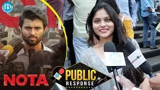 NOTA Movie Public Response || Vijay Devarakonda || Mehreen Pirzada || iDream Movies