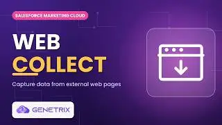 Email Studio Web Collect  - Salesforce Marketing Cloud Tutorial