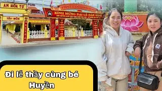 Đi lễ đản sinh của Đức Huỳnh Gi&aacute;o Chủ phật gi&aacute;o h&ograve;a hảo  c&ugrave;ng b&eacute; Huyền .