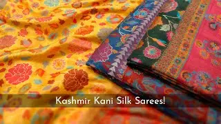 Exquisite Kashmir Kani Sarees | Limited Edition Sarees | Avishya