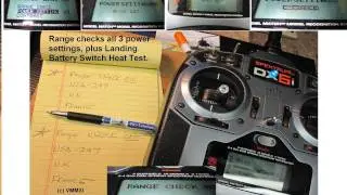 DX6i's POWER SETTINGS tested plus LANDING BATTERY Switch Heat.
