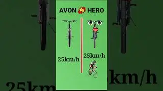 Avon cycle vs Hero cycle❓#shorts
