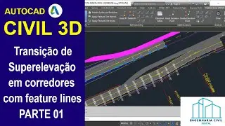 Transição de Superelevação em corredores com feature lines P01