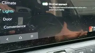 2025 and up Kia k4, how to change your light settings.