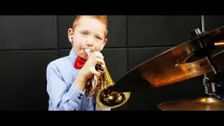 🎵 Only Girl - Trumpet & Drum Cover - amaizing Simon 7 years old - Rihanna