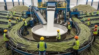Inside the Sugar Factory | From Sugarcane to Crystal Sugar | Real Manufacturing Process