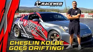 Cheslin Kolbe goes drifting with RACEWEB
