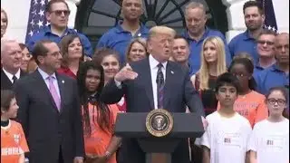 Trump Participates In Fitness Day