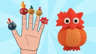 Twirlywoos BigHoo Toodloo Chickedy Chick and Peekaboo Finger Family