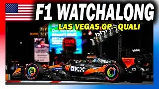 🔴 F1 Watchalong - LAS VEGAS GP - QUALI - with Commentary & Live Timings