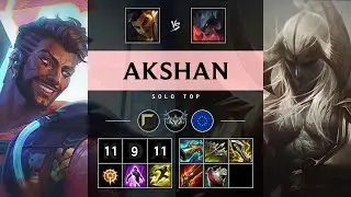 Akshan Top vs Aatrox - EUW Challenger Patch 25.14
