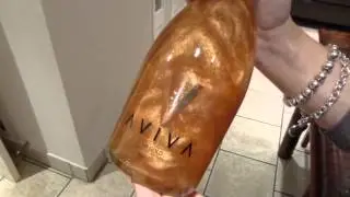 Aviva swirling wine