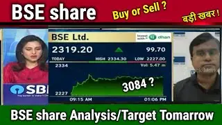 BSE share latest news,Buy or sell?Future Analysis,CDSL,BSE LTD share news,Target tomarrow,NSE IPO