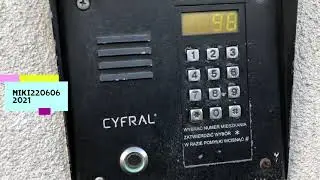 Domofon Cyfral CC-2000 - Zły numer