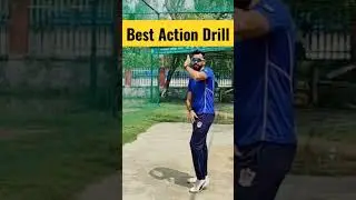 Best Drill for fast Bowlers To Improve Pace and Bowling Action #shorts #cricket #youtubeshorts
