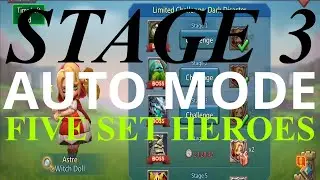 Lords Mobile - Latest Witch Doll Limited Challenge Dark Disaster Stage 3 (Auto Mode)